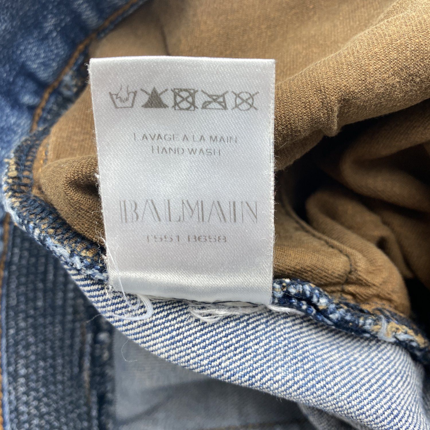 Balmain Balmain Blue Biker Jeans Size US 29 - 8 Thumbnail