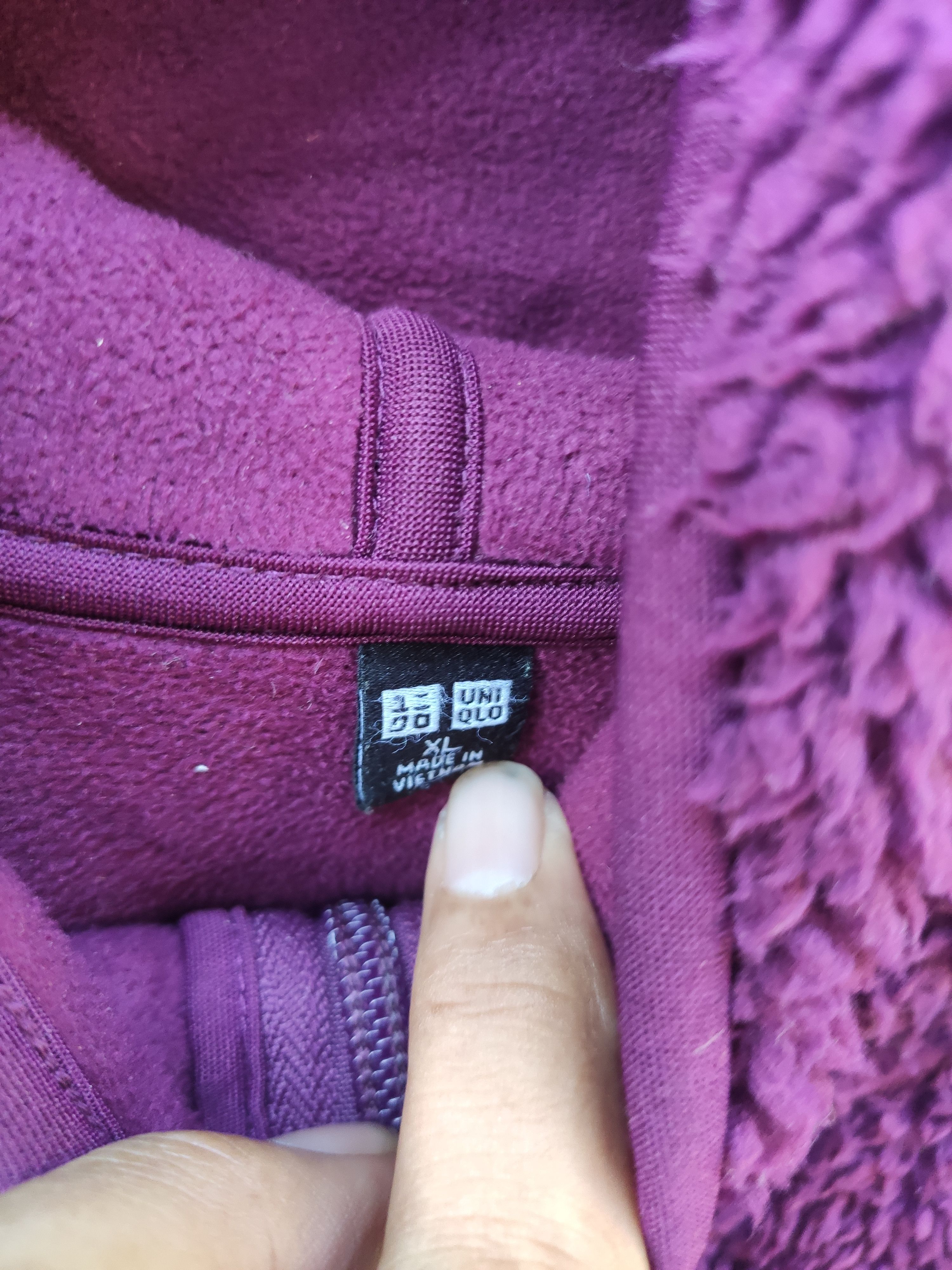 Japanese Brand 🔥 Uniqlo fleece sherpa hoodies Size US L / EU 52-54 / 3 - 6 Thumbnail