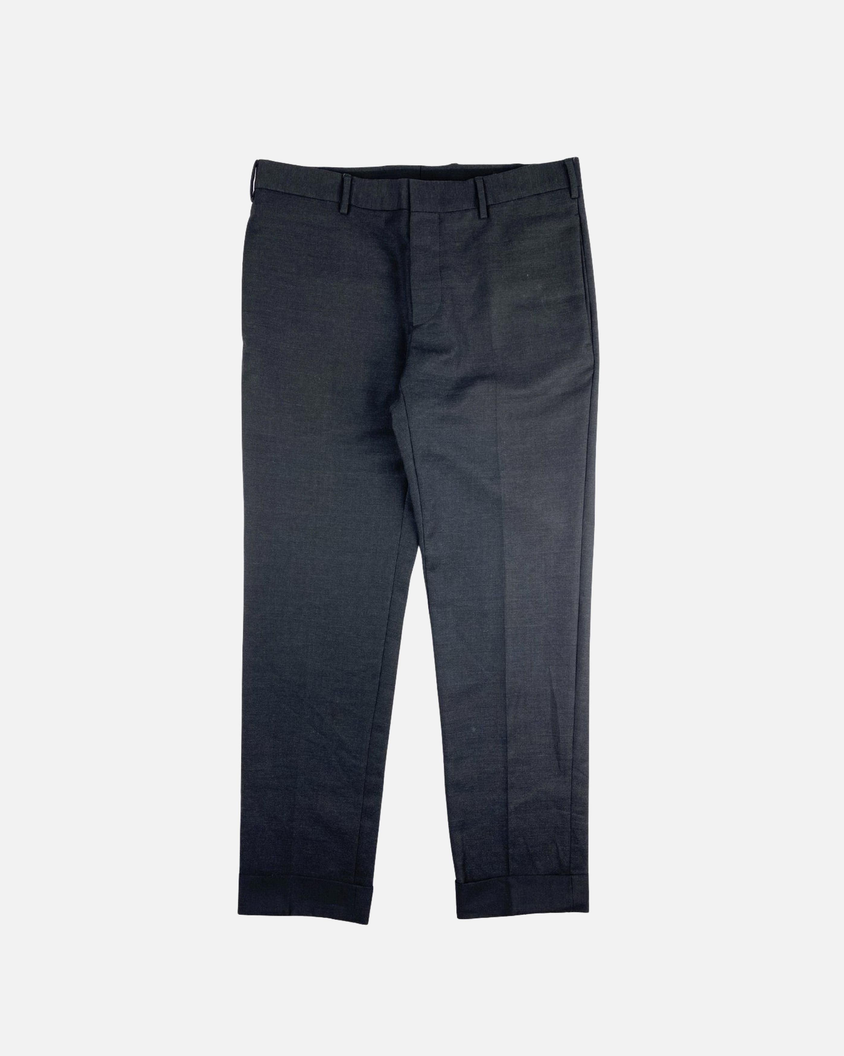 Prada Prada Grey Cuffed Trousers Size US 30 / EU 46 - 1 Thumbnail