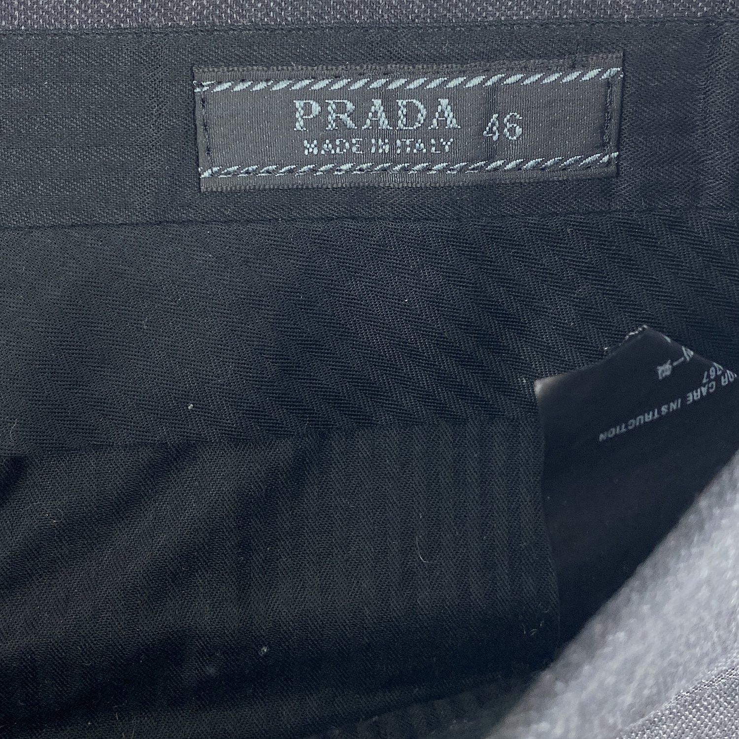 Prada Prada Grey Cuffed Trousers Size US 30 / EU 46 - 4 Thumbnail