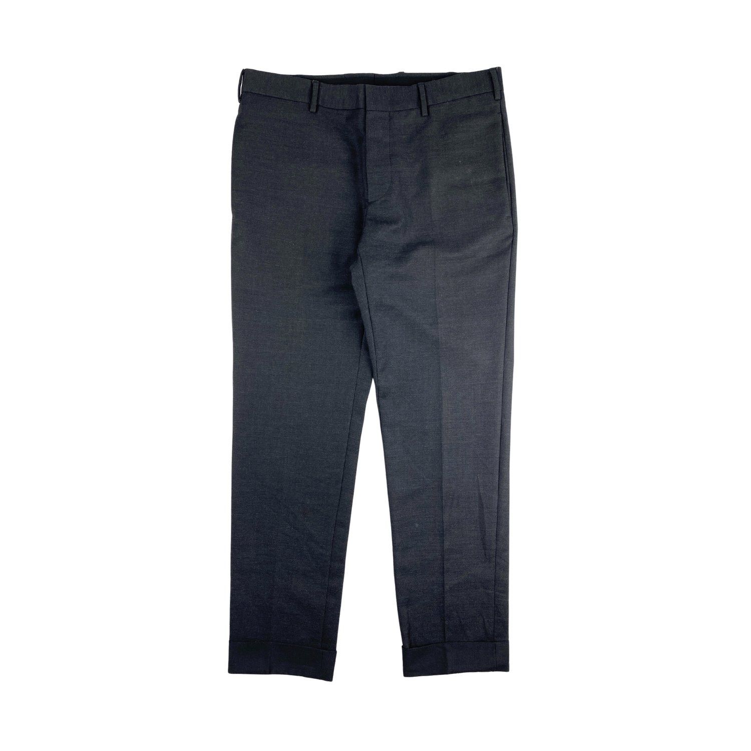 Prada Prada Grey Cuffed Trousers Size US 30 / EU 46 - 2 Thumbnail