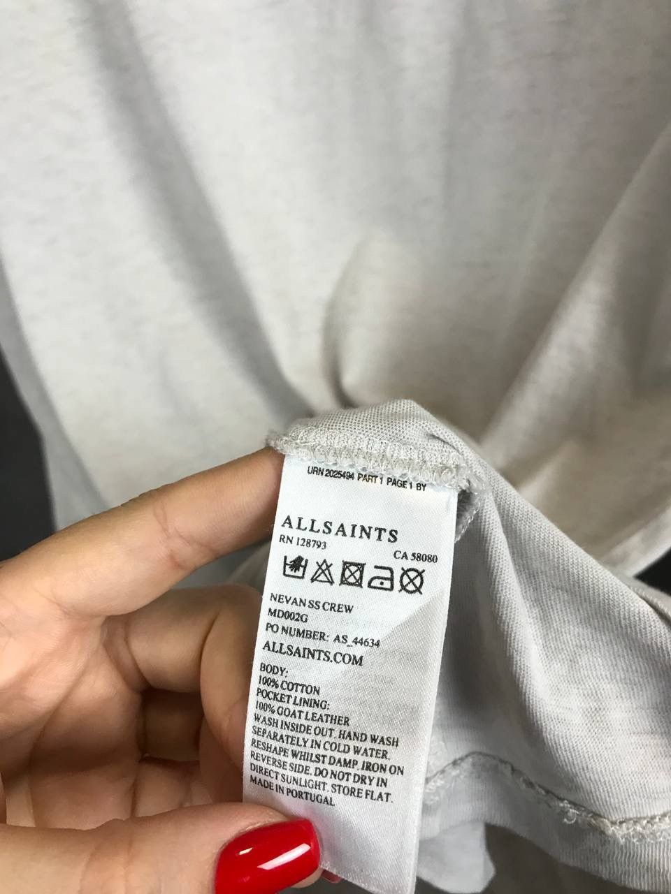 Allsaints Allsaints luxury streetwear tee Size US M / EU 48-50 / 2 - 4 Thumbnail