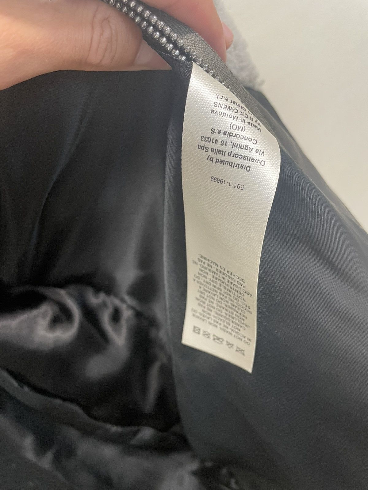 Rick Owens FW22 Strobe Bauhaus Half lined Shearling jacket sz52 Size US L / EU 52-54 / 3 - 3 Thumbnail