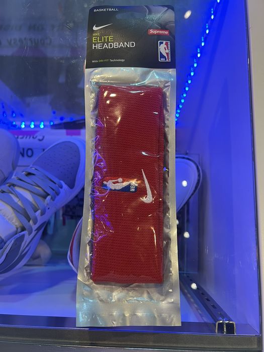 Supreme Supreme Nike NBA Headband Red | Grailed