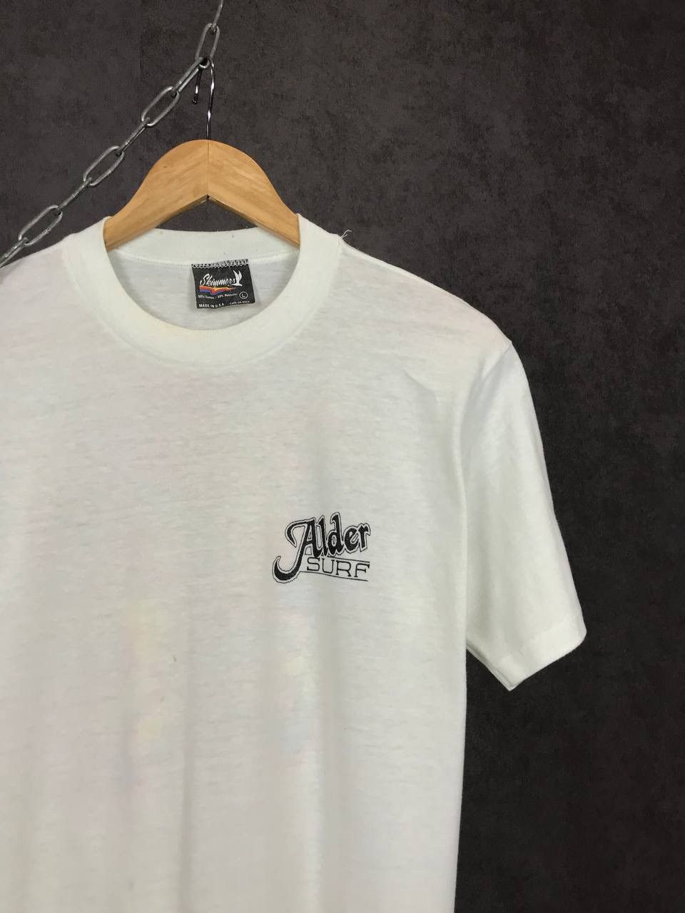 Vintage Alder Surf crazy overprinted vintage made in USA tee Size US L / EU 52-54 / 3 - 5 Thumbnail