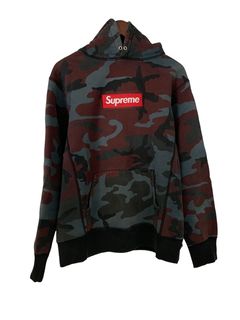 Supreme Hoodie Large Reflective Woodland Camo, Size L, NEW FW21 In Hand