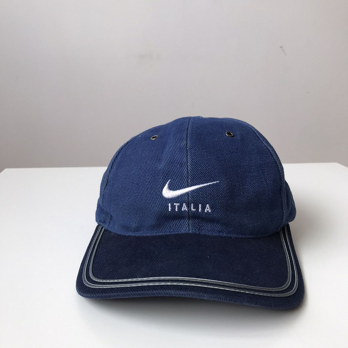 Nike × Vintage Vintage 90s Nike Italia Cap Size ONE SIZE - 2 Thumbnail