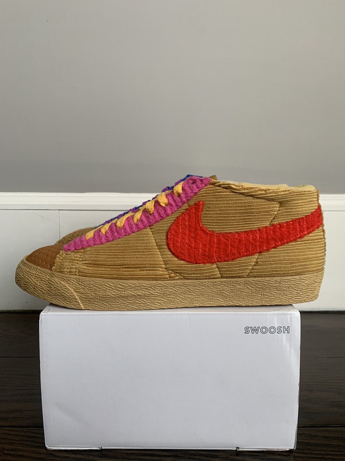 Cactus Plant Flea Market × Nike Nike x Cactus Plant Flea Market Blazer Mid Sponge By You Size US 9.5 / EU 42-43 - 4 Thumbnail