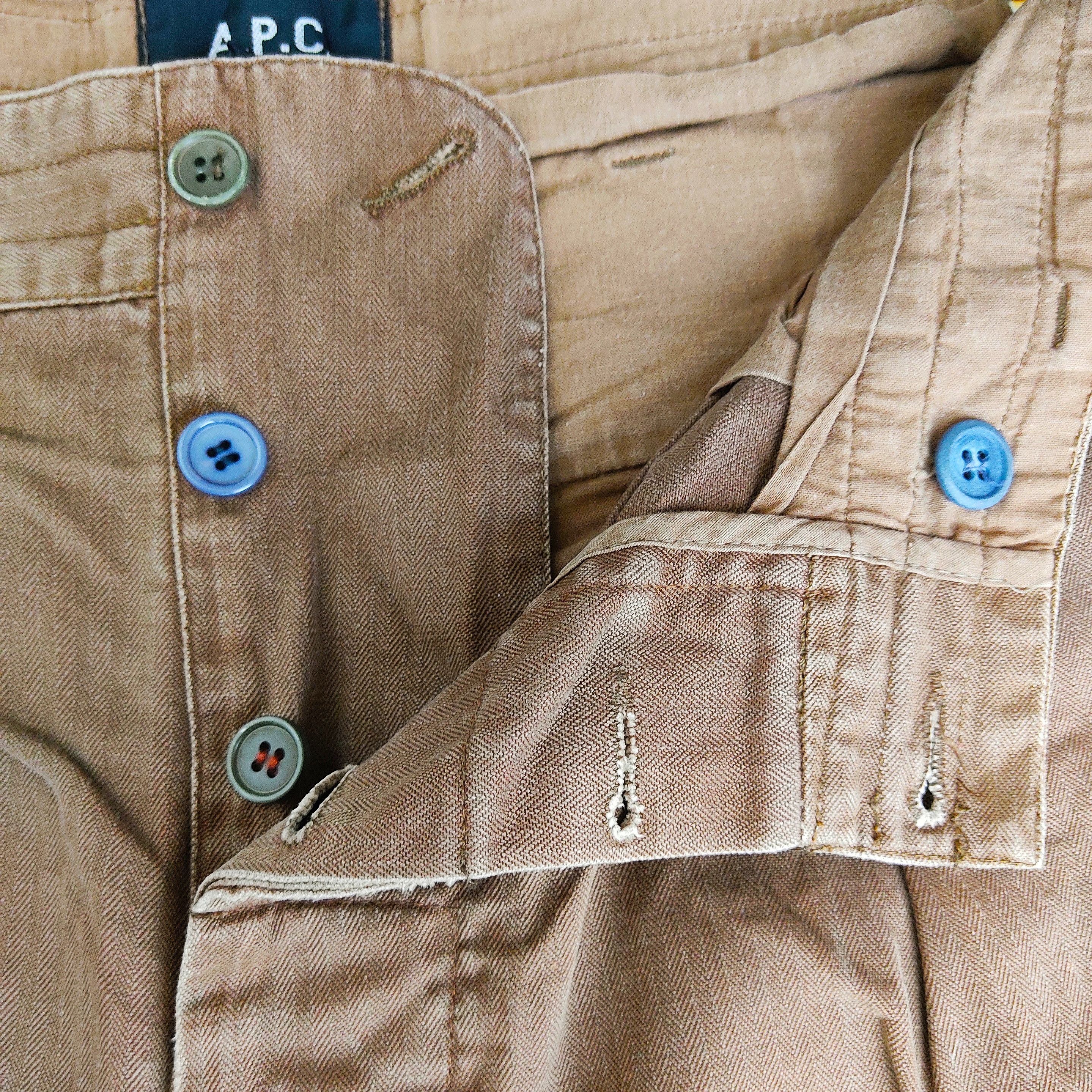 A.P.C. Vintage OG A.P.C WW2 Military Surplus Utility Cargo Pants Size US 31 - 8 Thumbnail