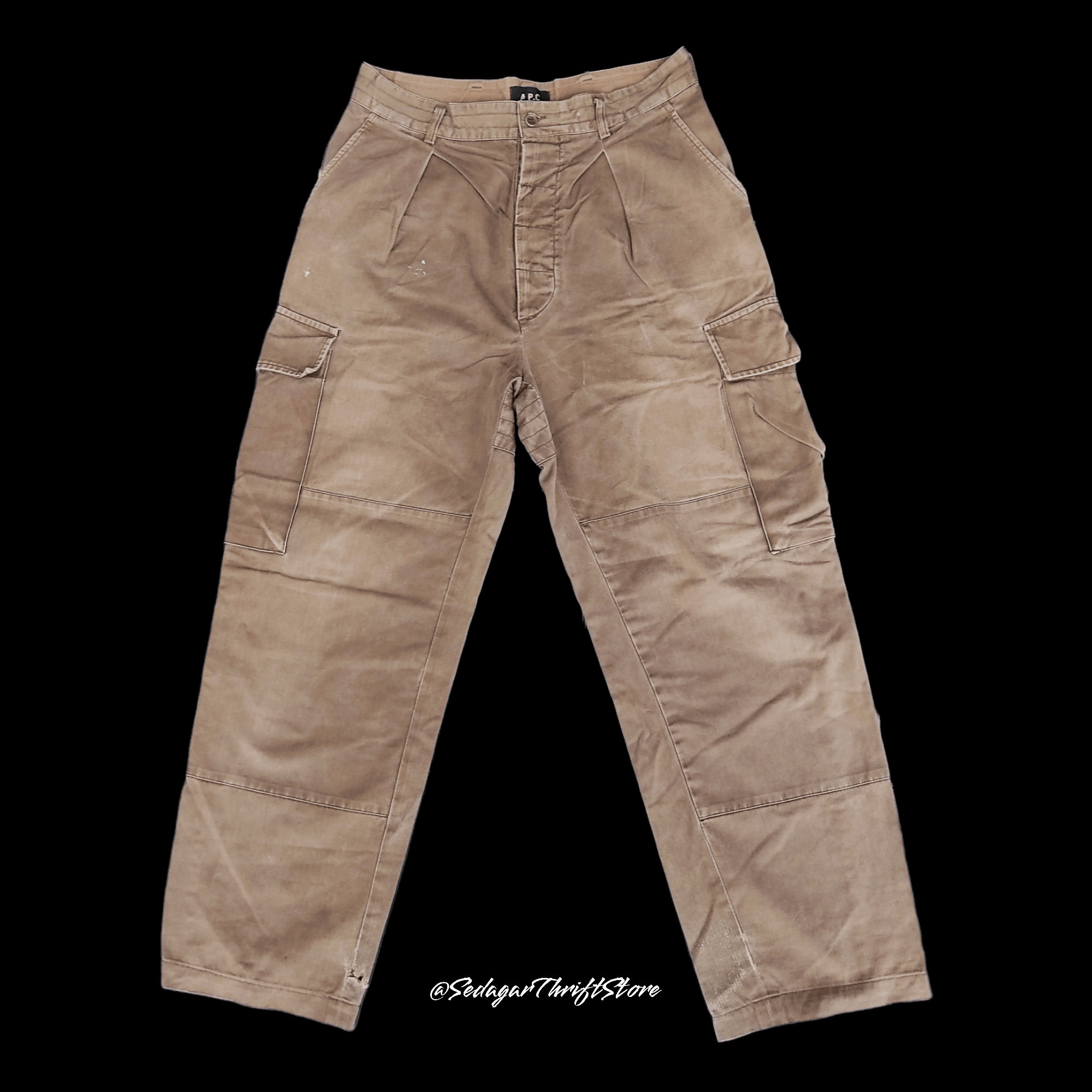 A.P.C. Vintage OG A.P.C WW2 Military Surplus Utility Cargo Pants Size US 31 - 1 Thumbnail