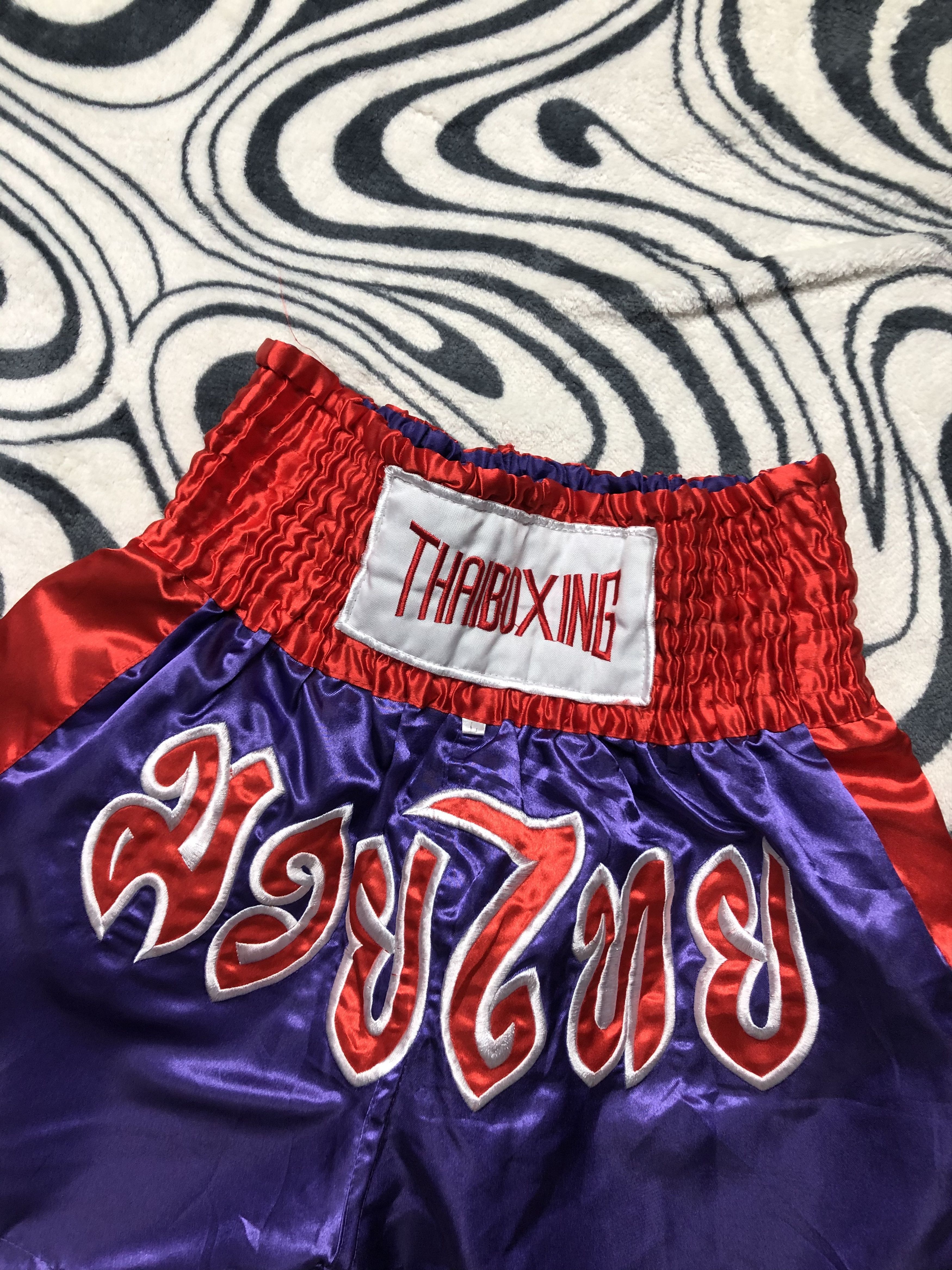 Sports Specialties × Vintage Muai Thai Boxing Shorts Thaiboxing Size US 34 / EU 50 - 2 Thumbnail