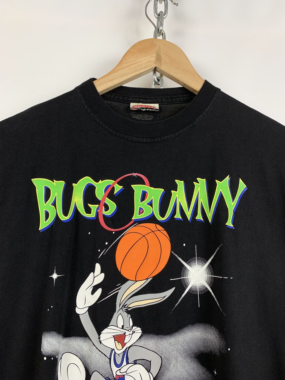 Nutmeg 1996 Vintage Bugs Bunny Space Jam Nutmeg T-Shirt Size US S / EU 44-46 / 1 - 4 Thumbnail