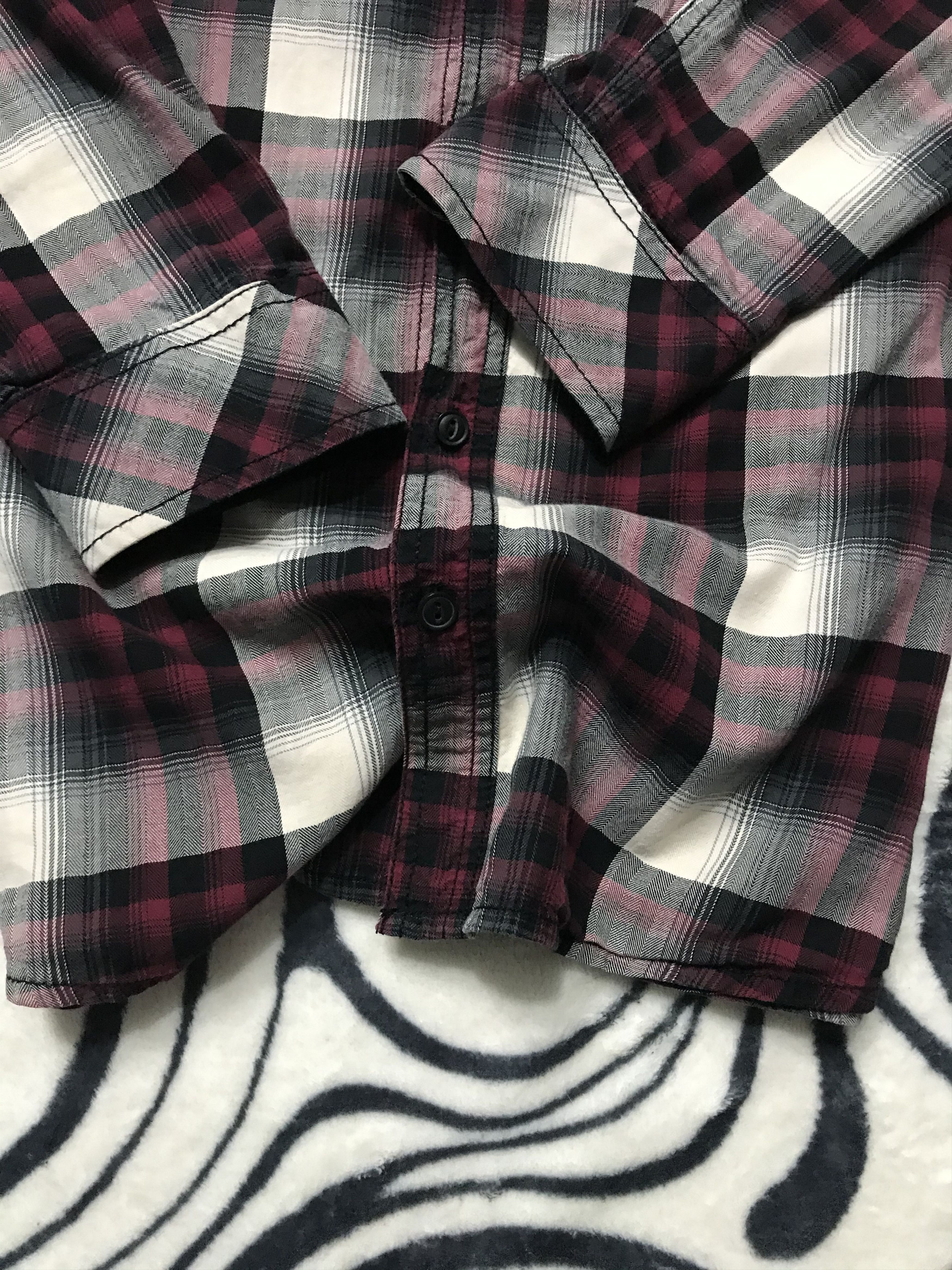 Flannel Vintage Flannel Plaid Shirt Travis style Size US M / EU 48-50 / 2 - 2 Thumbnail
