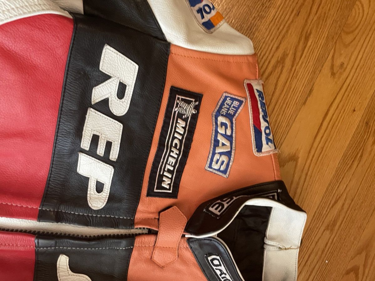 Leather × Vintage Repsol Leather Jacket Size US L / EU 52-54 / 3 - 5 Thumbnail