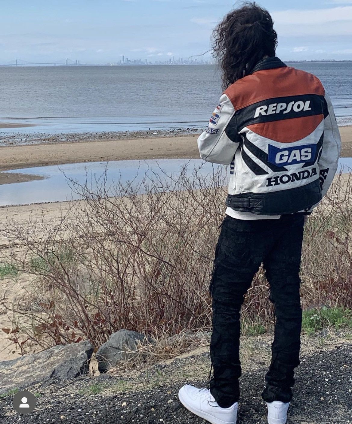 Leather × Vintage Repsol Leather Jacket Size US L / EU 52-54 / 3 - 8 Thumbnail