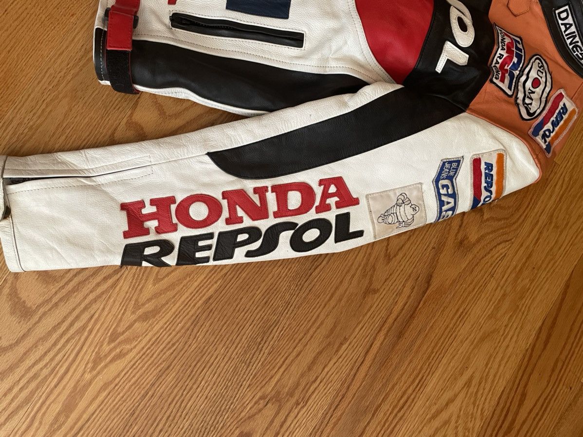 Leather × Vintage Repsol Leather Jacket Size US L / EU 52-54 / 3 - 3 Thumbnail