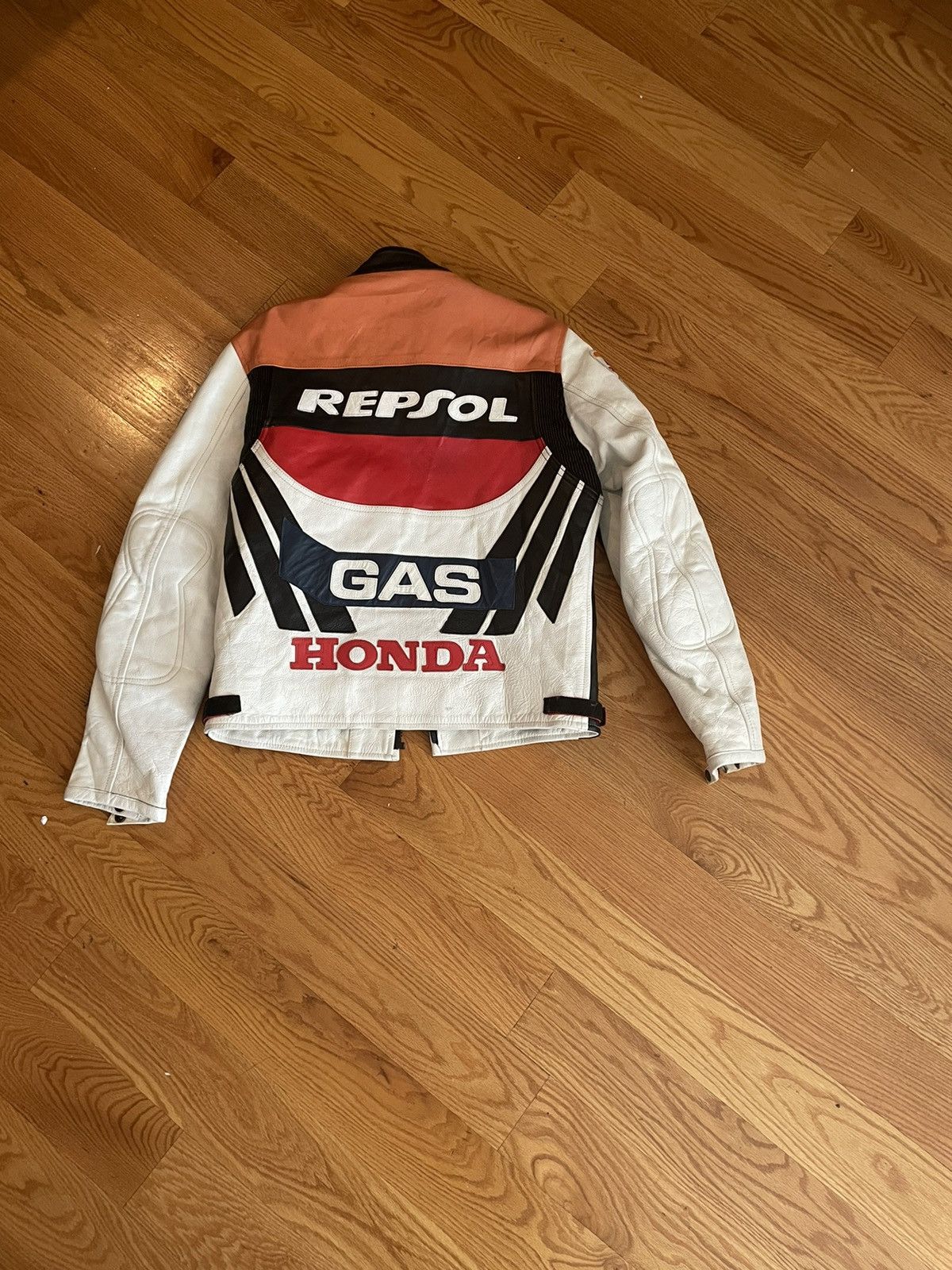 Leather × Vintage Repsol Leather Jacket Size US L / EU 52-54 / 3 - 2 Thumbnail