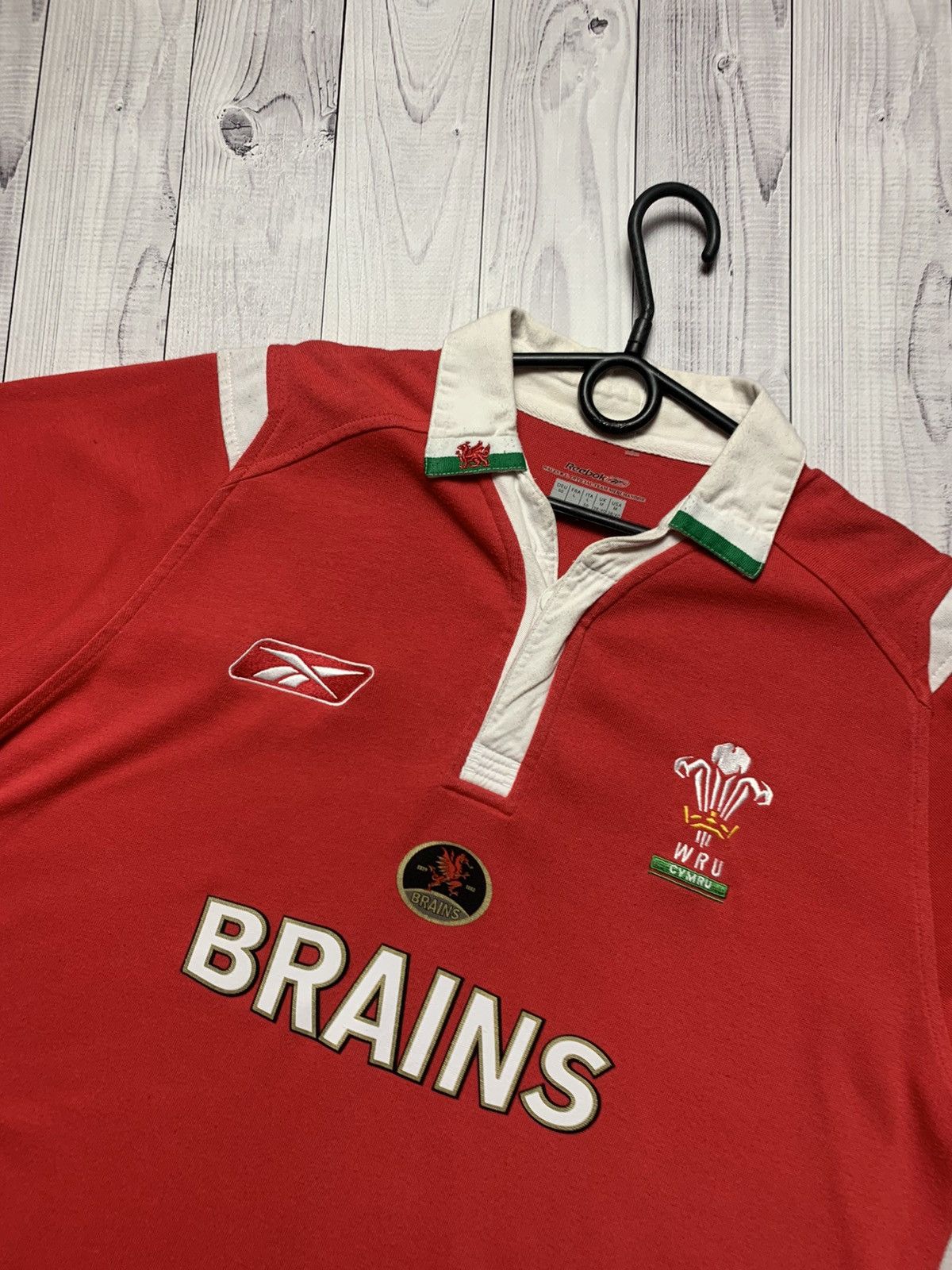 Vintage Reebok wales rugby size L