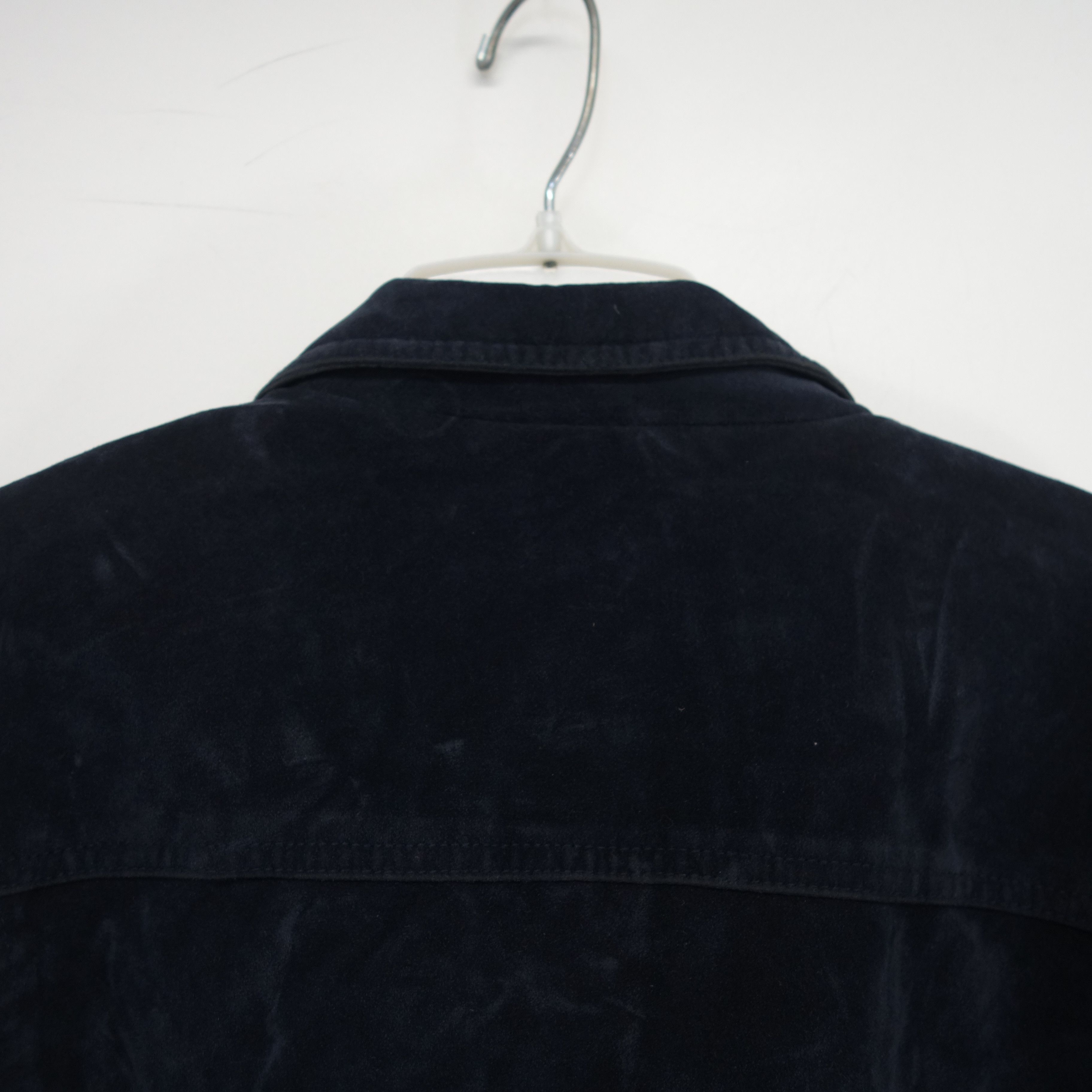 Levi's Faux Suede 72334 Navy Classic Trucker Denim Jean Jacket XXL Size US XXL / EU 58 / 5 - 5 Thumbnail
