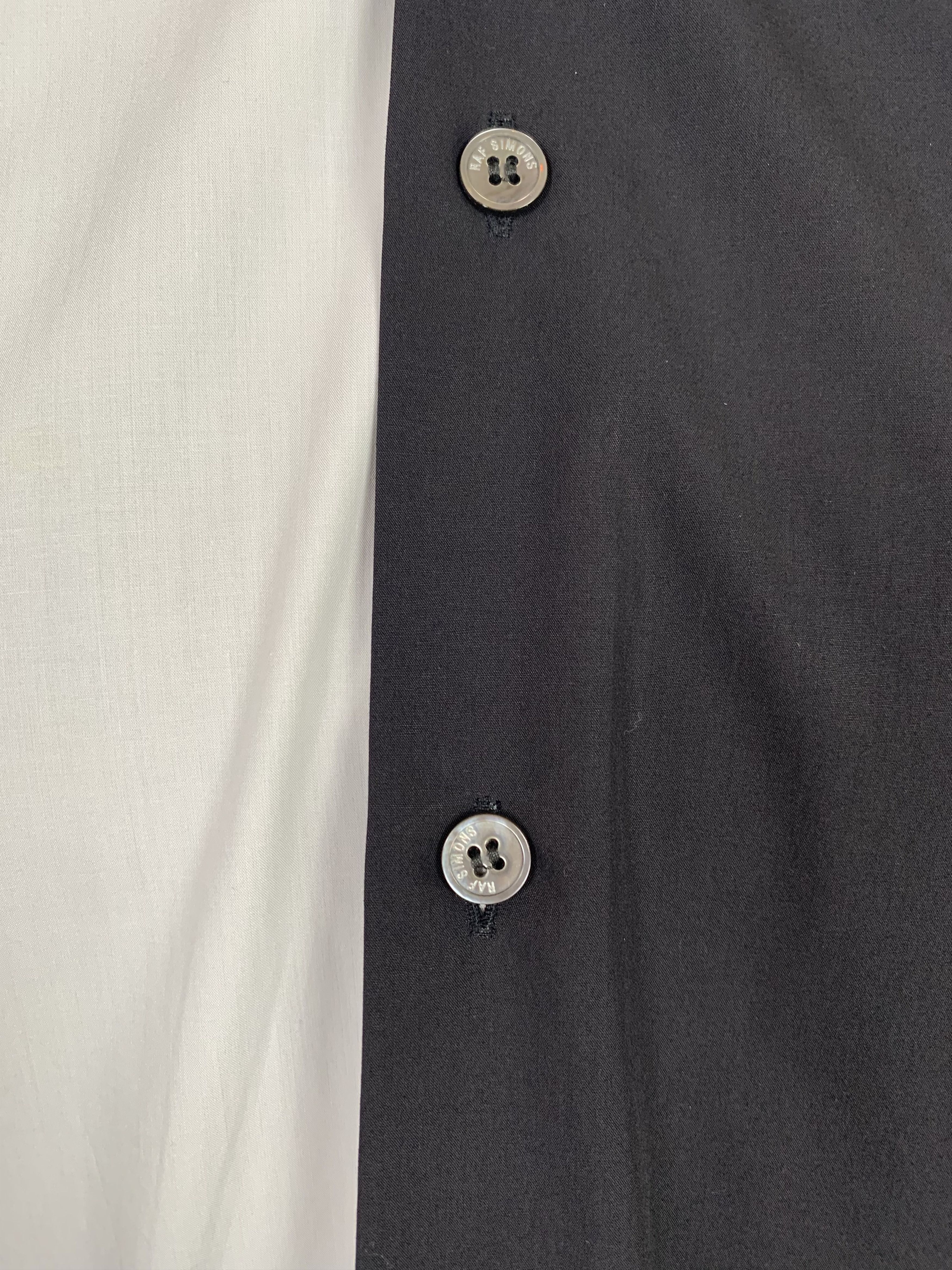 Raf Simons RAF Simmons Striped Short Sleeve Shirt Size US L / EU 52-54 / 3 - 6 Thumbnail