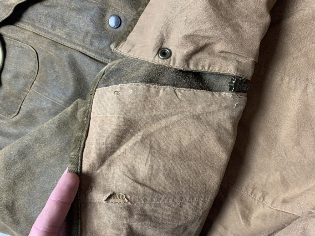 Barbour × Vintage Vintage Barbour Women’s leather jacket size M Size L / US 10 / IT 46 - 8 Thumbnail