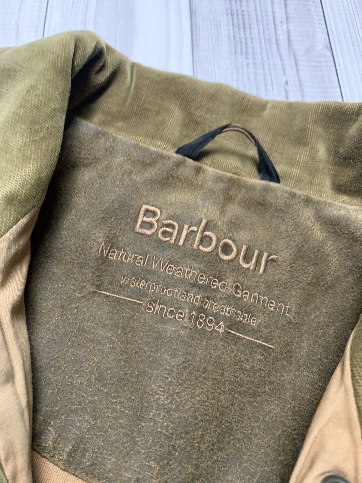 Barbour × Vintage Vintage Barbour Women’s leather jacket size M Size L / US 10 / IT 46 - 7 Thumbnail