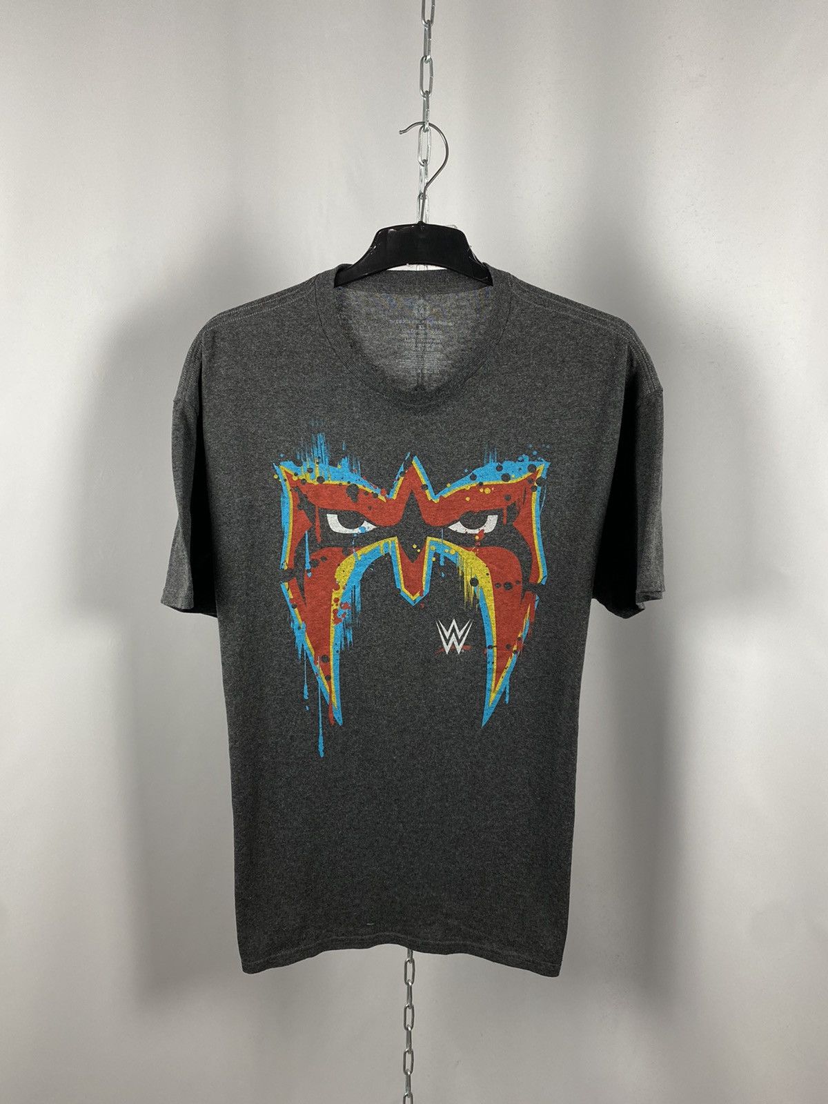 WWE Ultimate Warrior mask wwe wwf big logo T-shirts size XL Size US XL / EU 56 / 4 - 1 Thumbnail