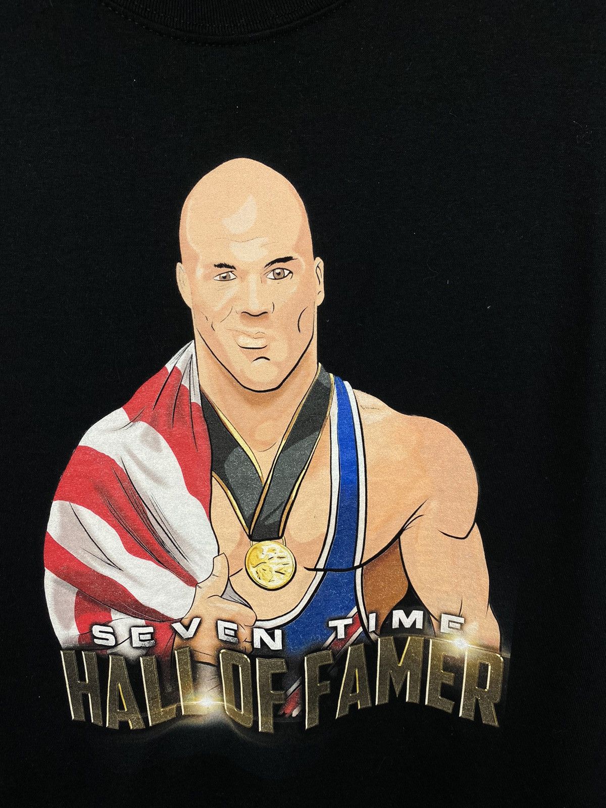 WWE Kurt angel wwe wwf T-shirts big logo Size XL Size US XL / EU 56 / 4 - 3 Thumbnail