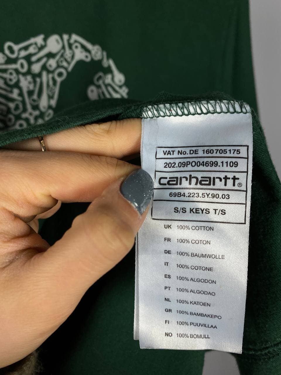 Carhartt Carhartt big logo short sleeve streetwear size S Size US S / EU 44-46 / 1 - 4 Thumbnail