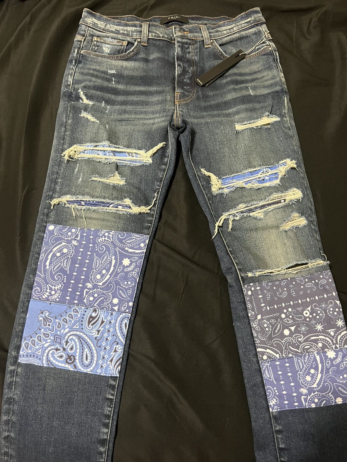 Amiri Jeans Patch high quality Work New-32