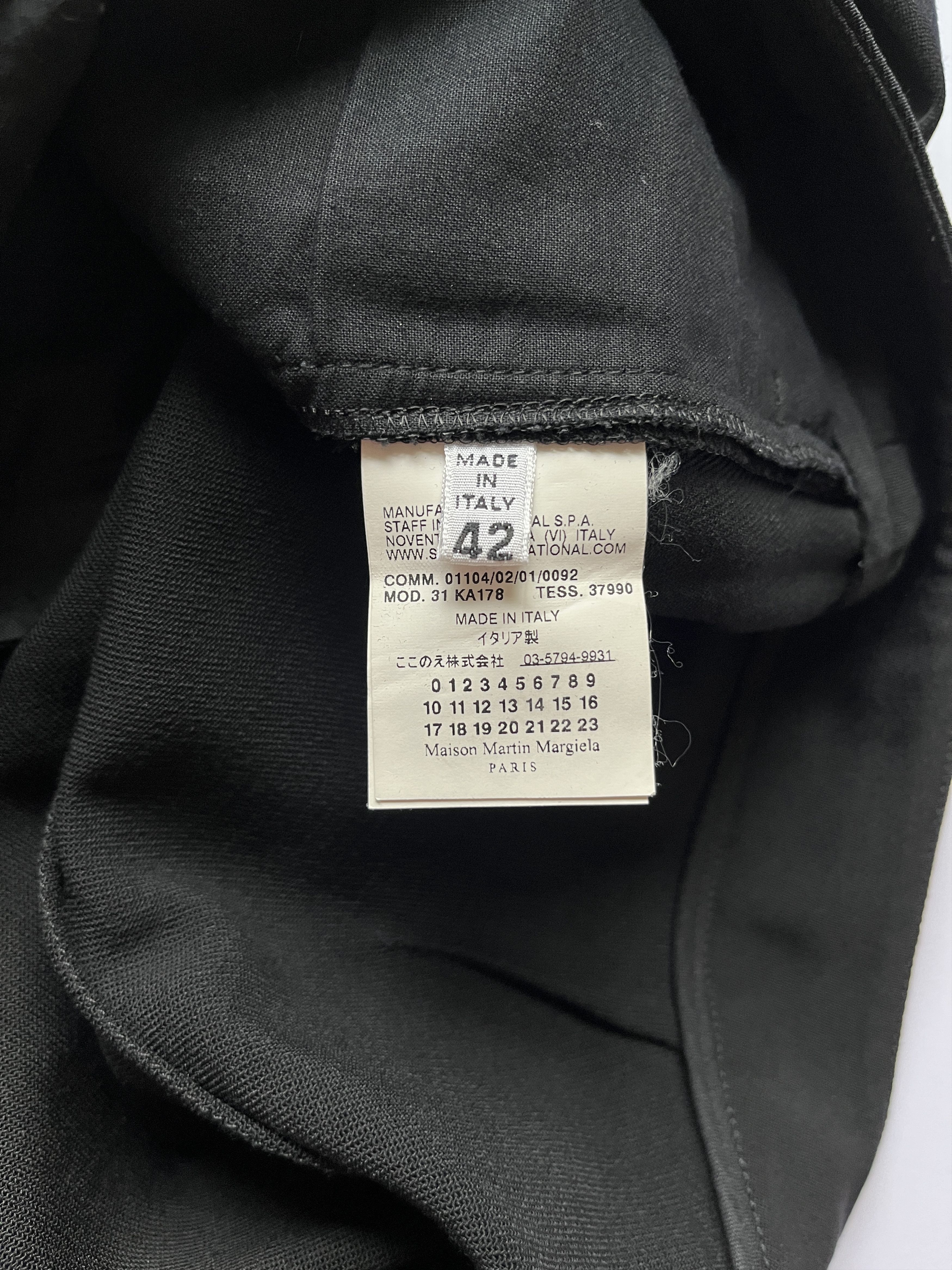 Maison Margiela ⚡️QUICK SALE⚡️2009 Maison Margiela Black Pants Trousers Size 28" / US 6 / IT 42 - 4 Thumbnail
