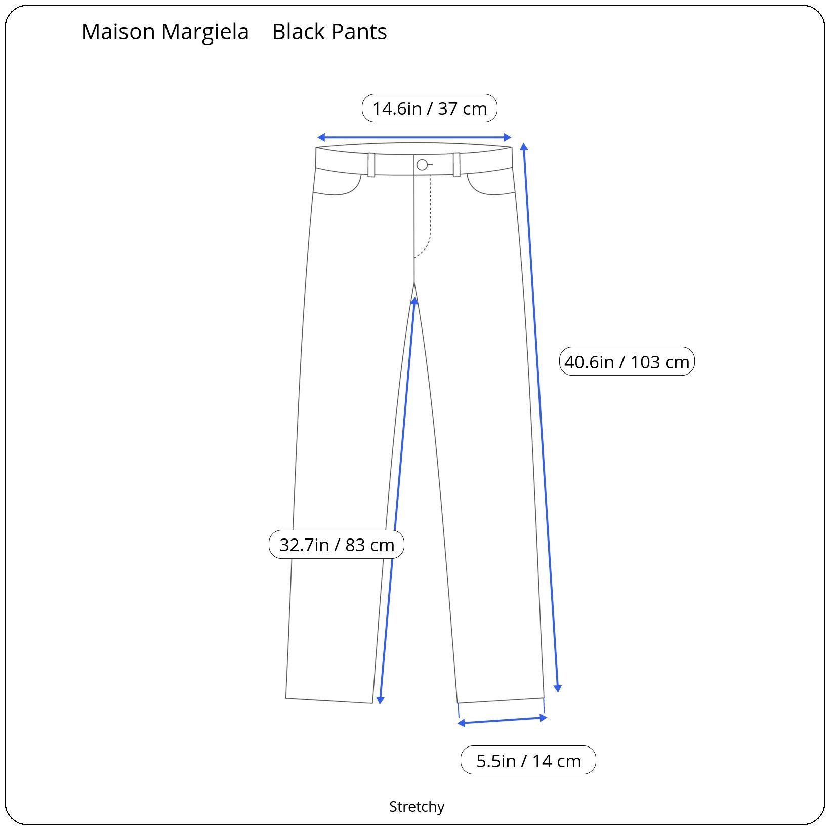 Maison Margiela ⚡️QUICK SALE⚡️2009 Maison Margiela Black Pants Trousers Size 28" / US 6 / IT 42 - 7 Thumbnail