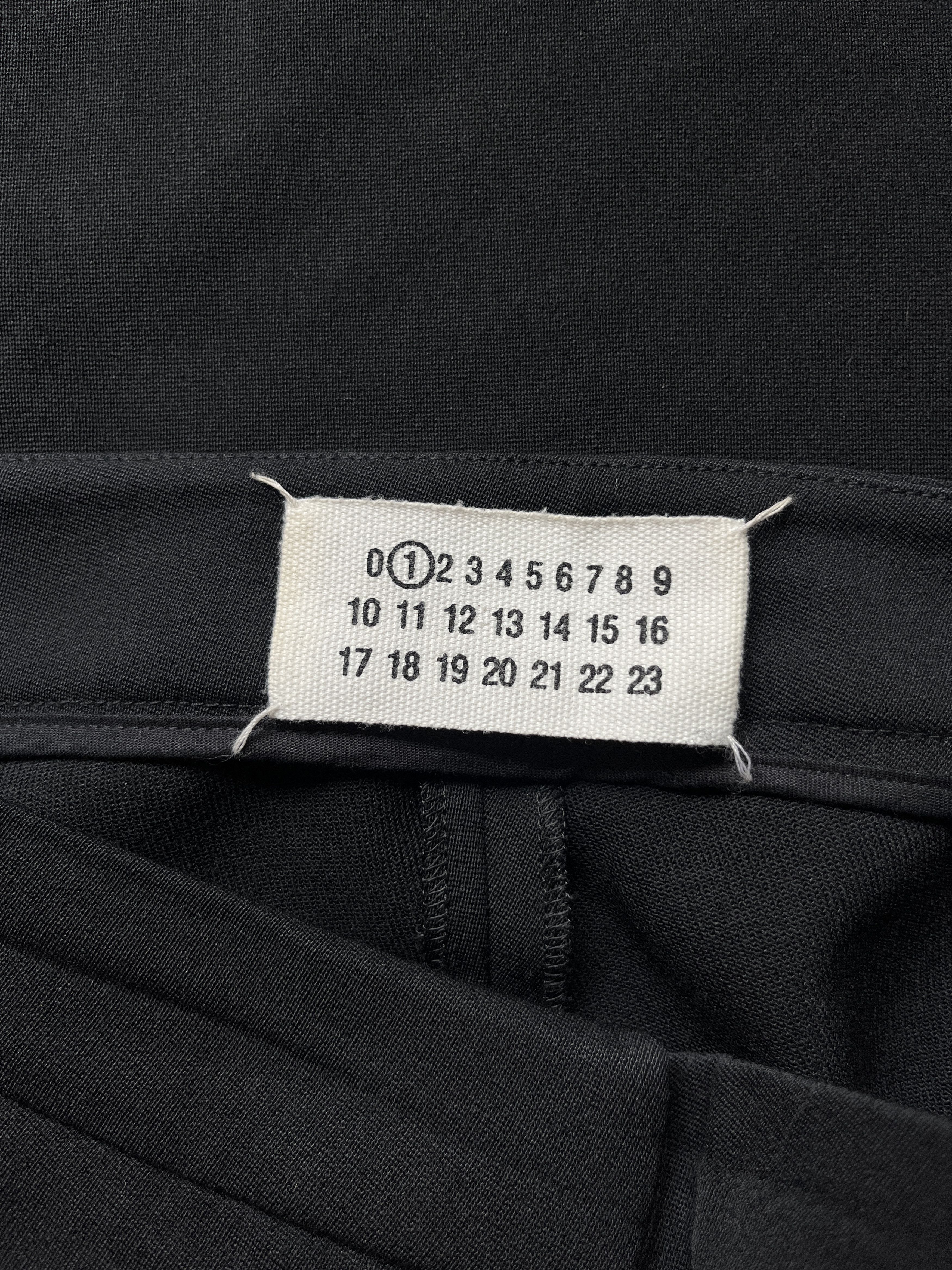Maison Margiela ⚡️QUICK SALE⚡️2009 Maison Margiela Black Pants Trousers Size 28" / US 6 / IT 42 - 3 Thumbnail