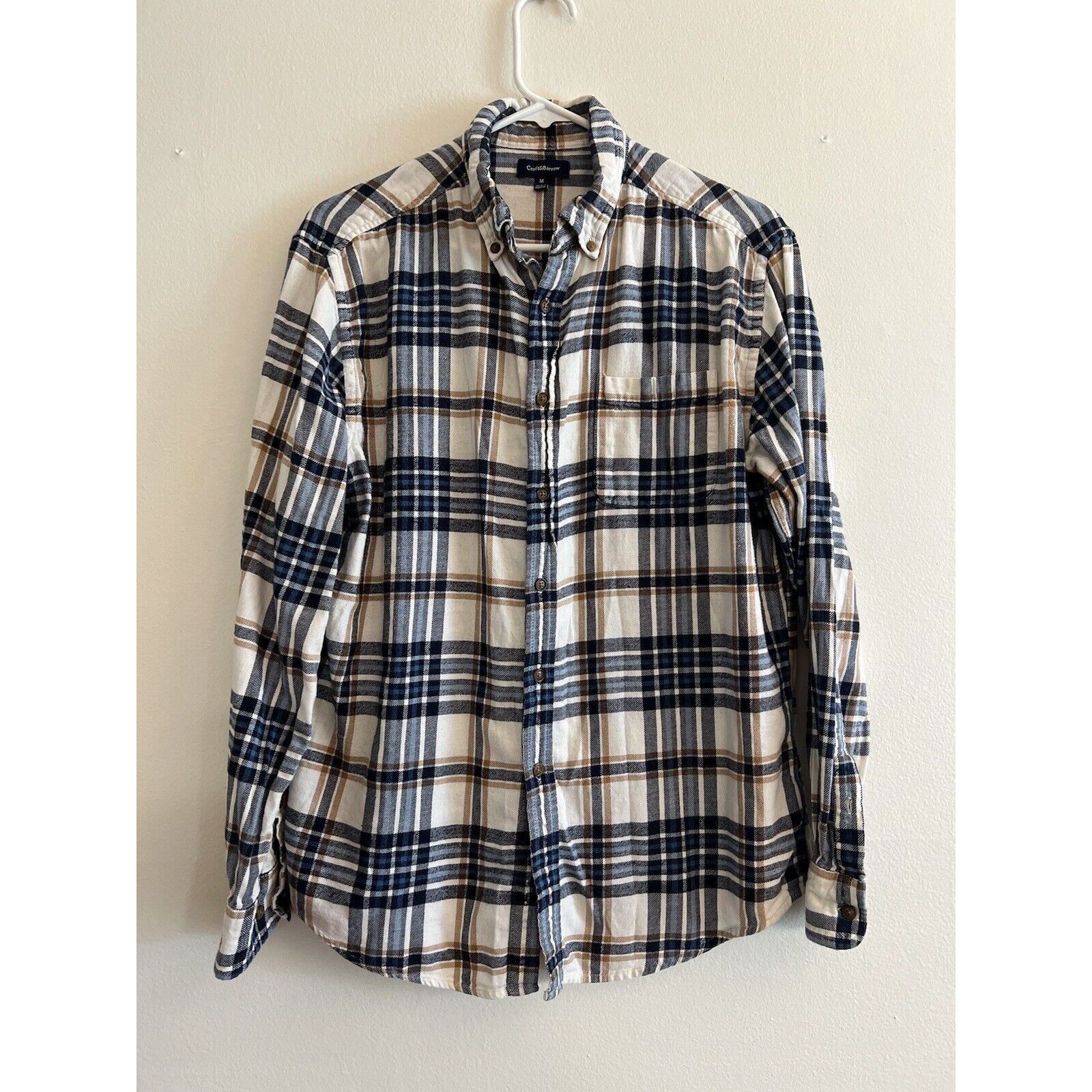 Ivory Farlowe Cropped Button Down Shirt