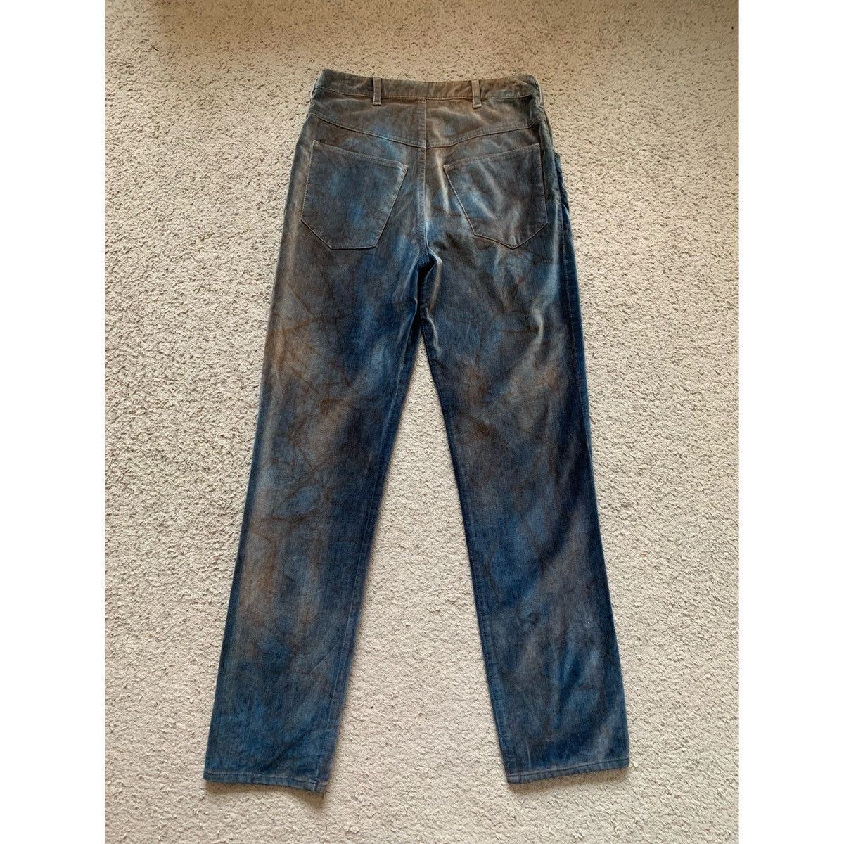 Theory THEORY VELOUR PLEATED DISTRESSED LOOK JEANS Size 28" / US 6 / IT 42 - 7 Thumbnail
