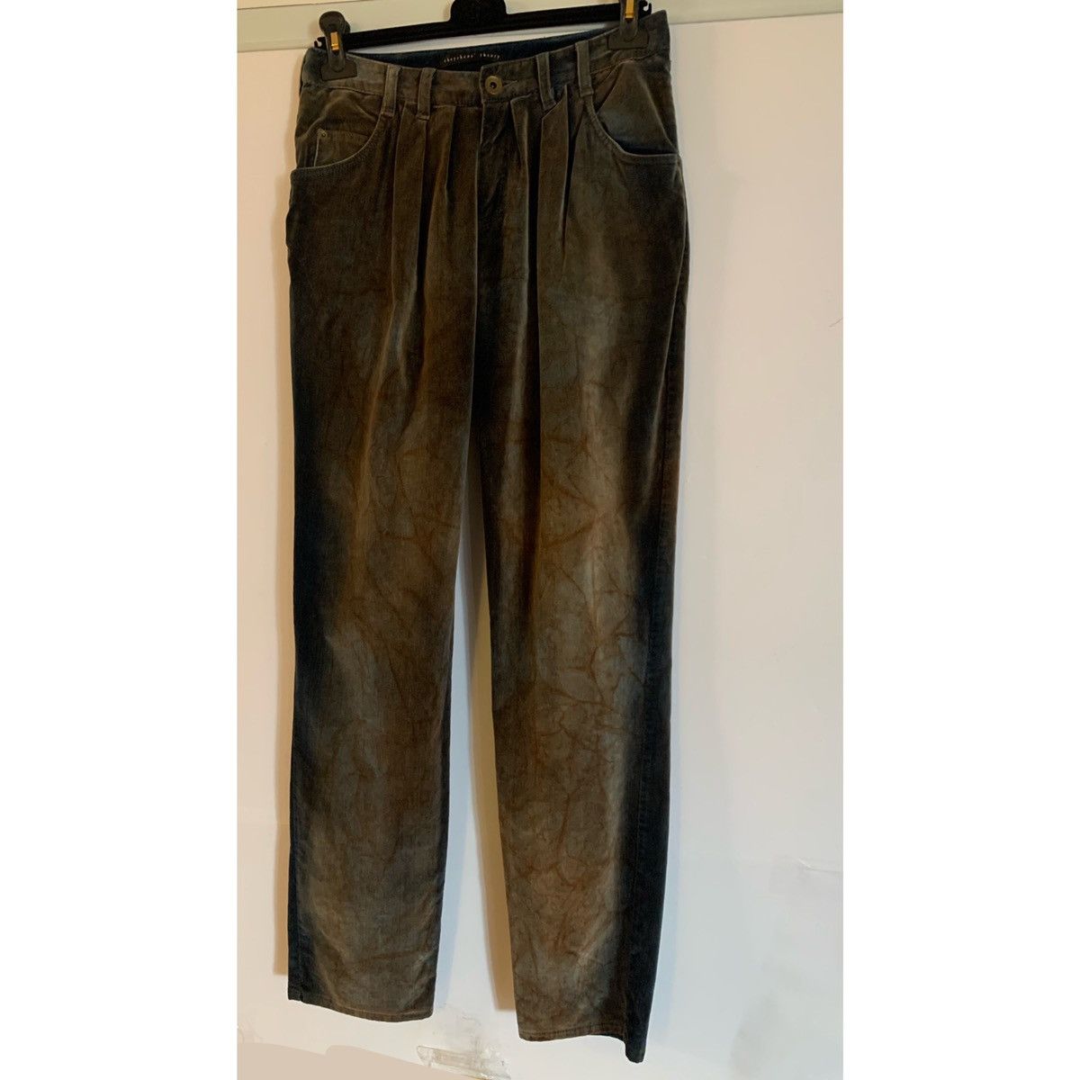 Theory THEORY VELOUR PLEATED DISTRESSED LOOK JEANS Size 28" / US 6 / IT 42 - 12 Thumbnail