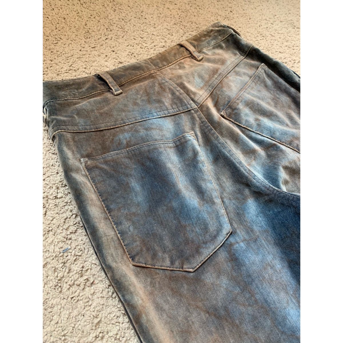 Theory THEORY VELOUR PLEATED DISTRESSED LOOK JEANS Size 28" / US 6 / IT 42 - 9 Thumbnail