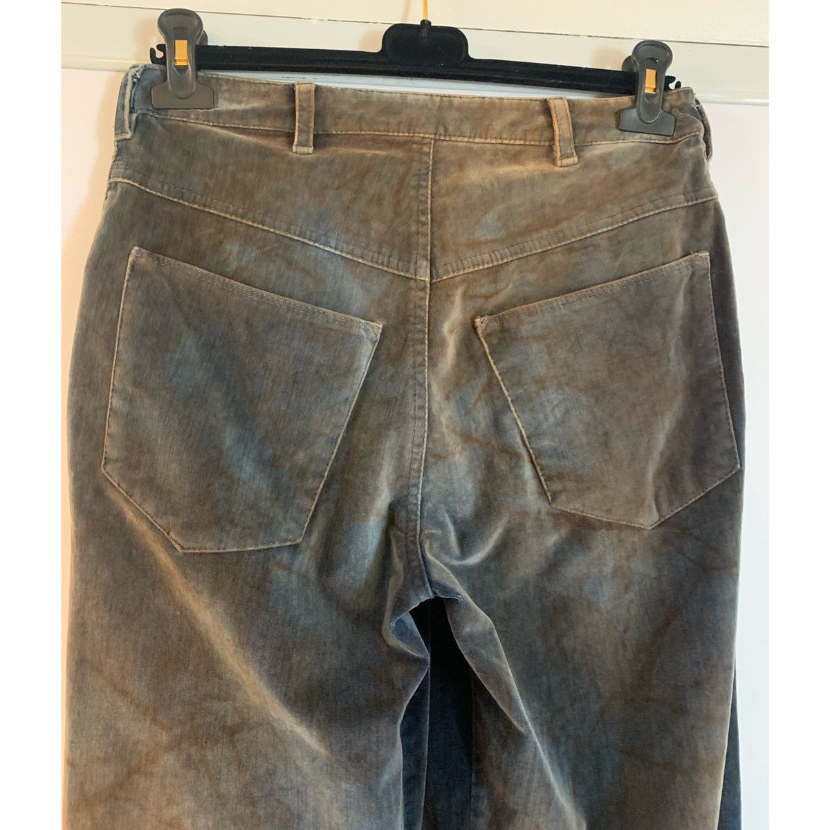 Theory THEORY VELOUR PLEATED DISTRESSED LOOK JEANS Size 28" / US 6 / IT 42 - 15 Thumbnail