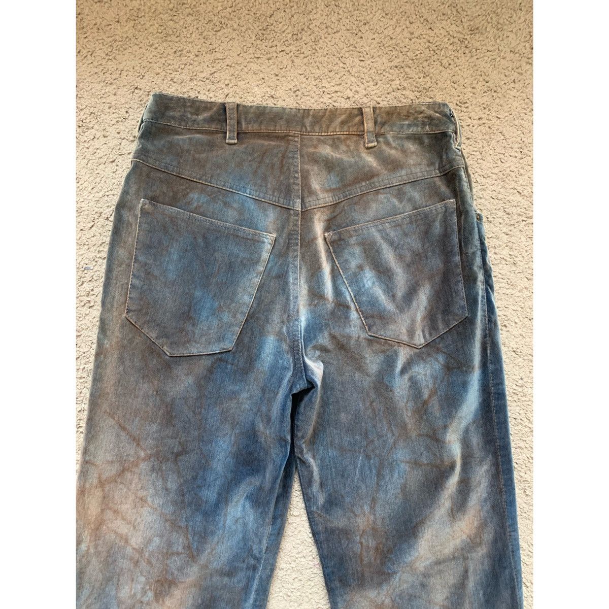 Theory THEORY VELOUR PLEATED DISTRESSED LOOK JEANS Size 28" / US 6 / IT 42 - 8 Thumbnail