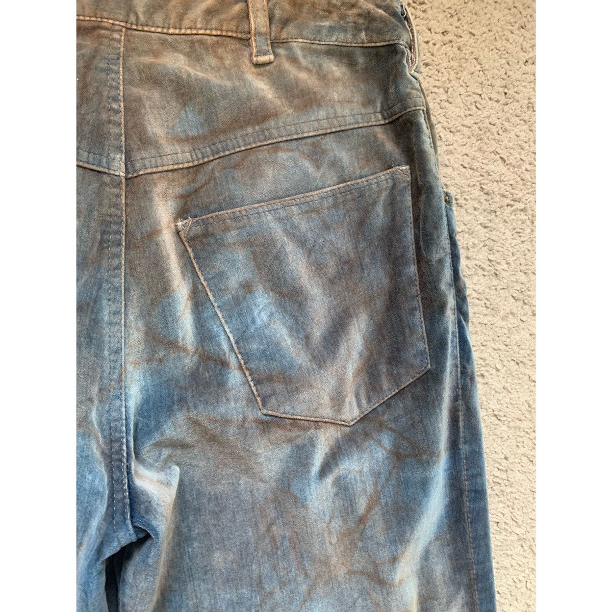Theory THEORY VELOUR PLEATED DISTRESSED LOOK JEANS Size 28" / US 6 / IT 42 - 24 Thumbnail