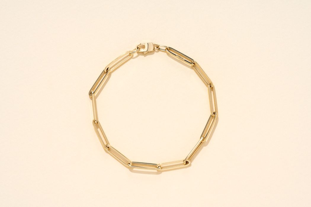 Other Paperclip 3mm 14K Real Gold Bracelet perfect gift 7” Grailed