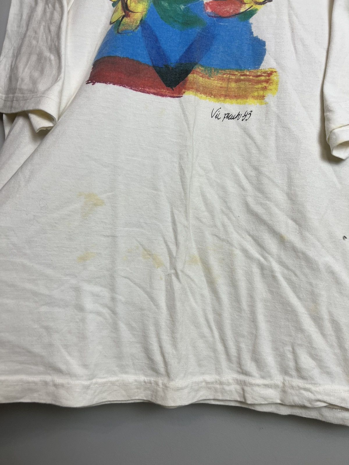 Arts & Science Rare Vintage 90s Vil Peach Nature Realism Art Tshirt Grail Size US L / EU 52-54 / 3 - 5 Thumbnail