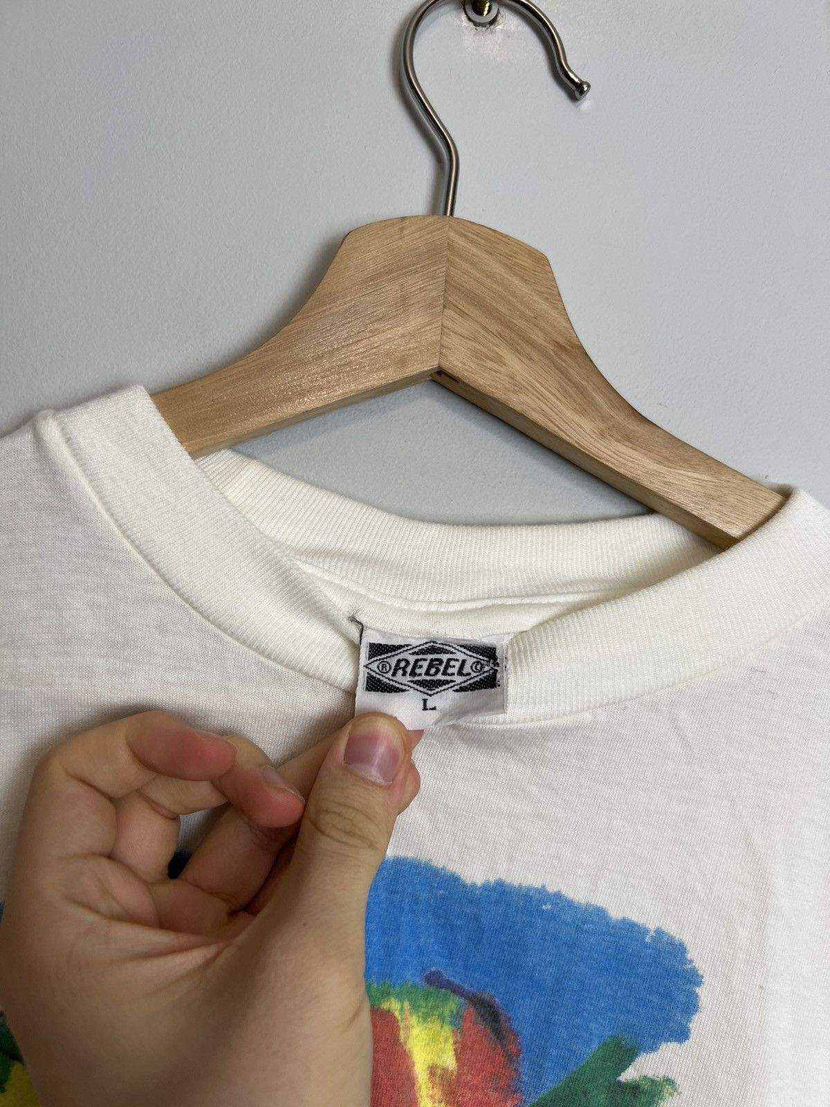 Arts & Science Rare Vintage 90s Vil Peach Nature Realism Art Tshirt Grail Size US L / EU 52-54 / 3 - 4 Thumbnail