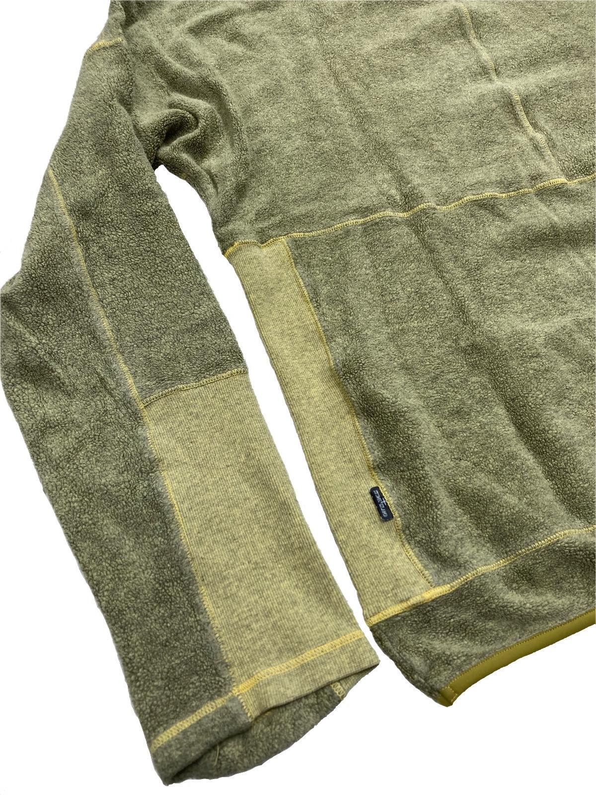 Stone Island Stone Island Textured Fleece Crewneck – Olive Green Size US M / EU 48-50 / 2 - 9 Thumbnail