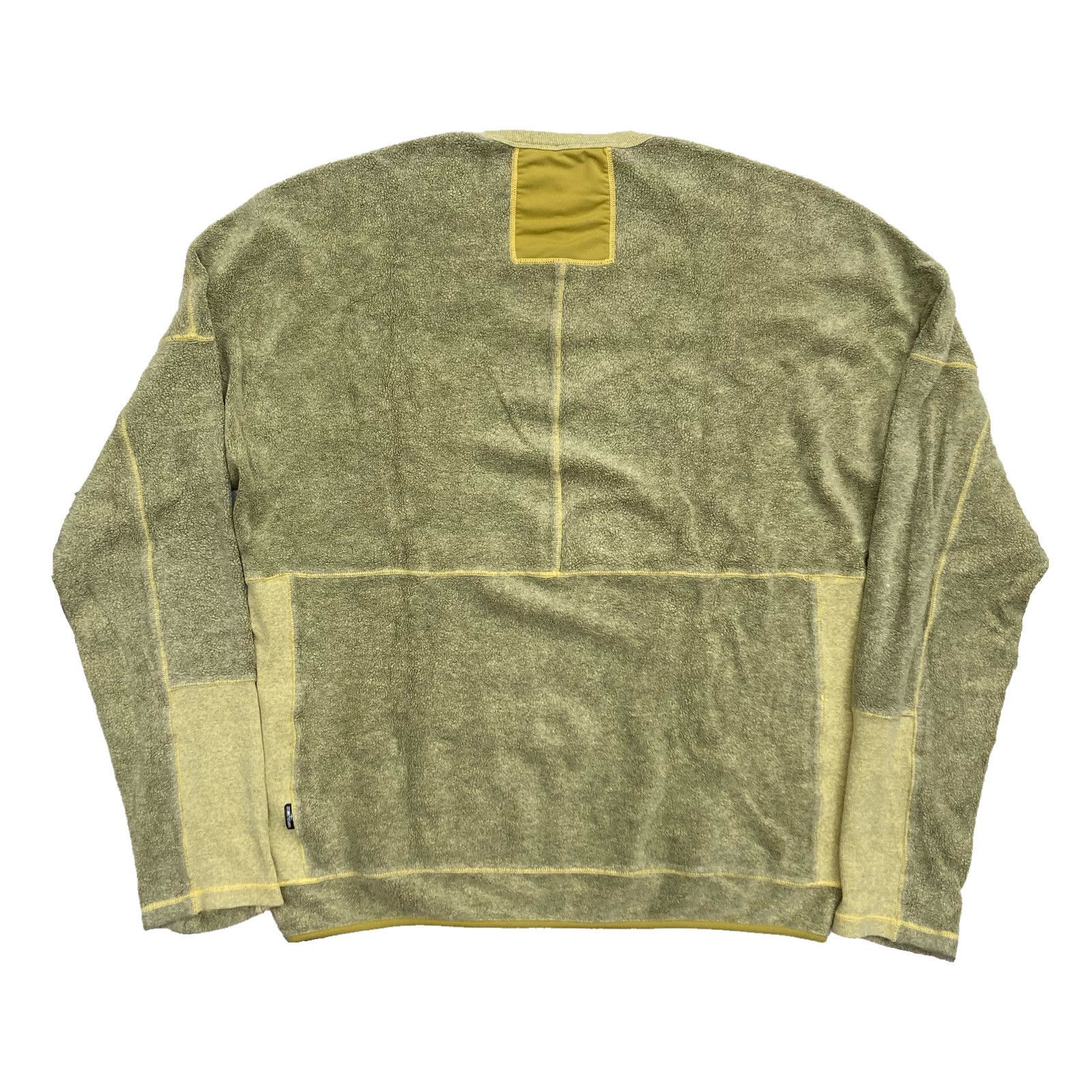 Stone Island Stone Island Textured Fleece Crewneck – Olive Green Size US M / EU 48-50 / 2 - 2 Thumbnail