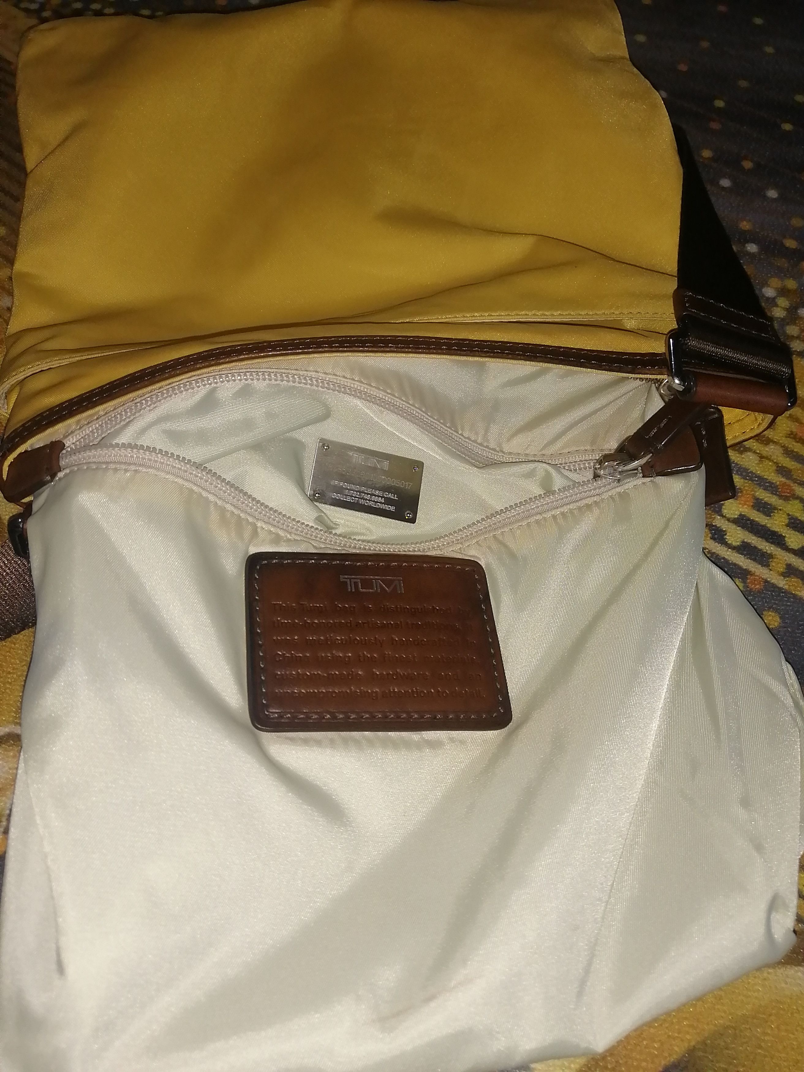 Tumi TUMI YELLOW CROSSBODY/SHOULDER BAG Size ONE SIZE - 12 Thumbnail