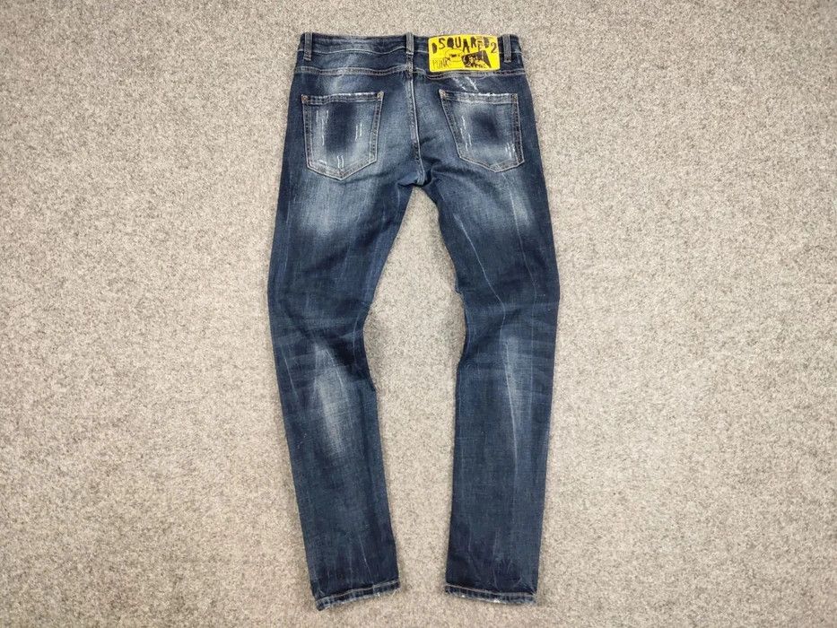 Dsquared2 Dsquared2 Punk Slim Jeans Distressed Blue Authentic Denim Size US 32 / EU 48 - 6 Thumbnail