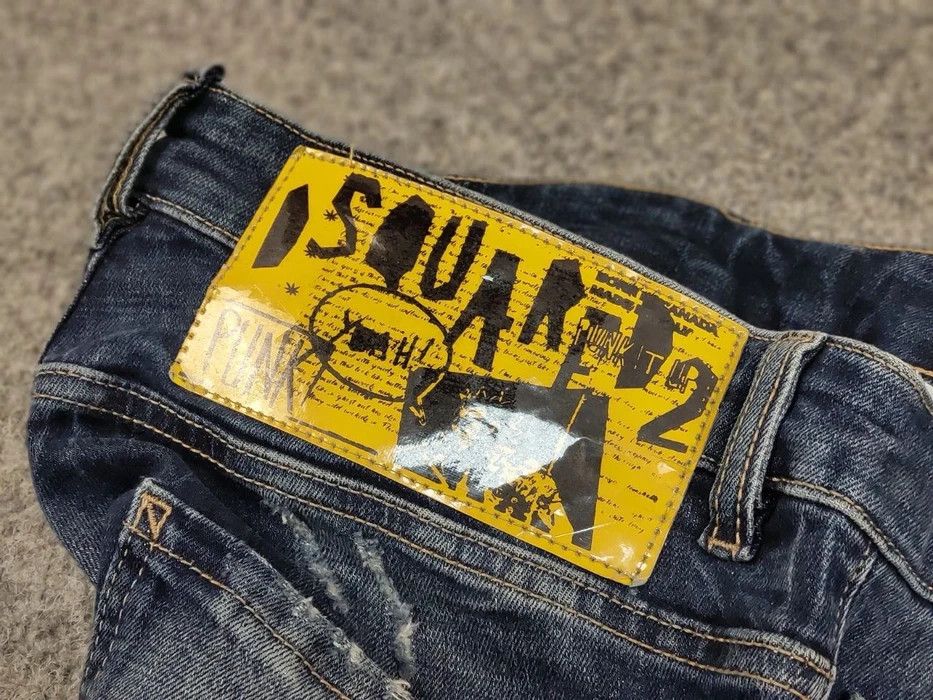 Dsquared2 Dsquared2 Punk Slim Jeans Distressed Blue Authentic Denim Size US 32 / EU 48 - 8 Thumbnail