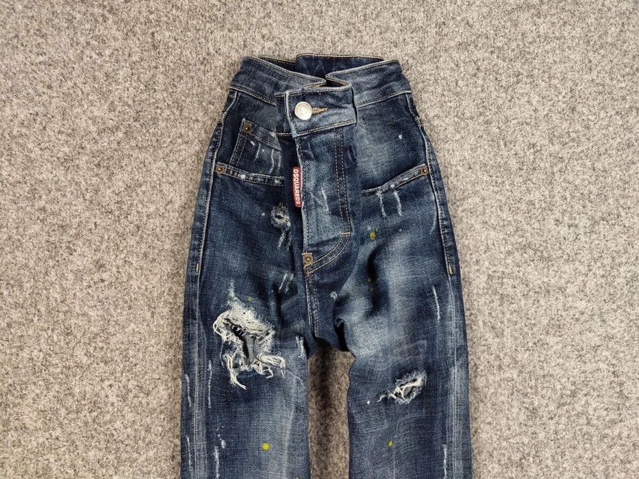 Dsquared2 Dsquared2 Punk Slim Jeans Distressed Blue Authentic Denim Size US 32 / EU 48 - 3 Thumbnail