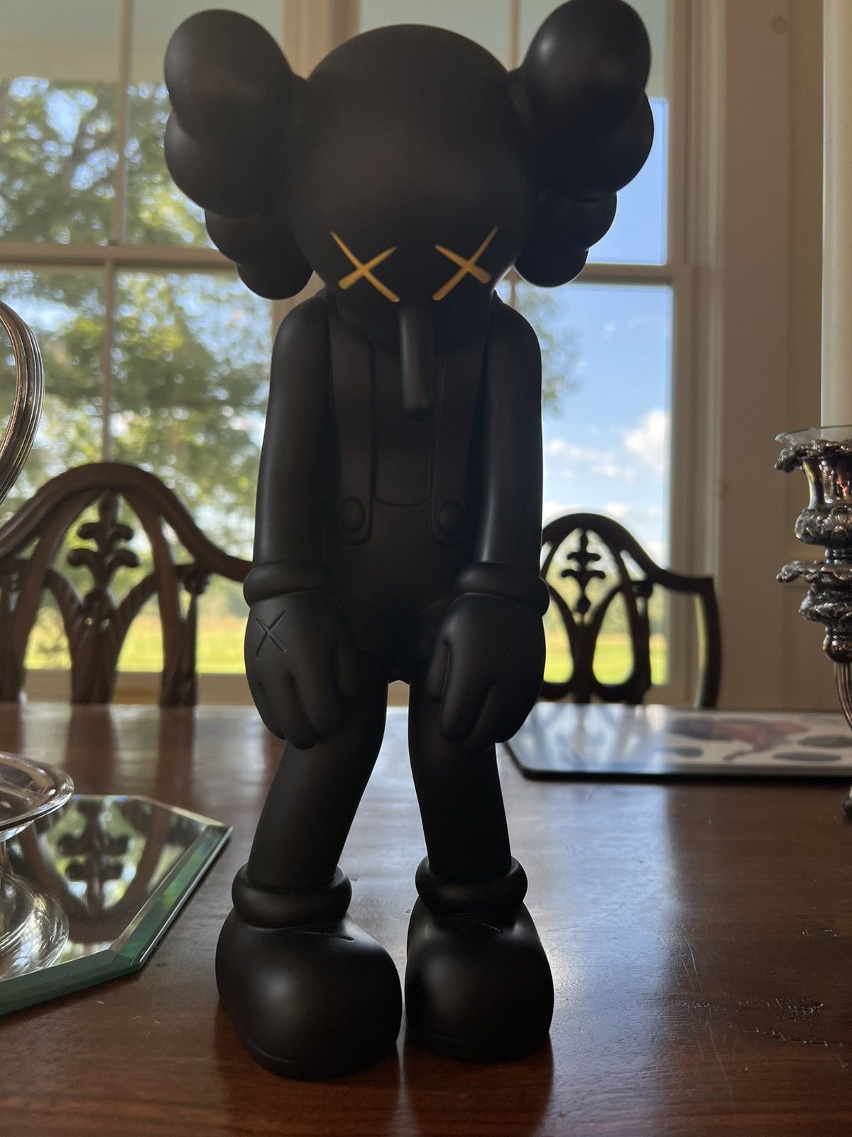 Kaws Kaws Small Lie Companion Vinyl Figure Black | Grailed